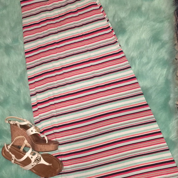 Striped maxi skirt - Picture 2 of 2